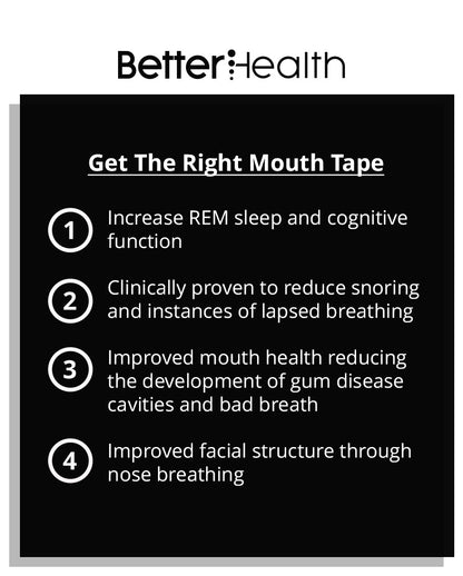 Mouth Tape For Sleeping BetterHealth